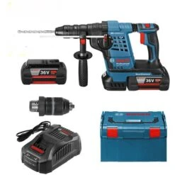 Perforatore Tassellatore BOSCH GBH 36 VF - 2 Batterie 6,0 Ah, Caricabatterie, In Valigetta - 0691190700B