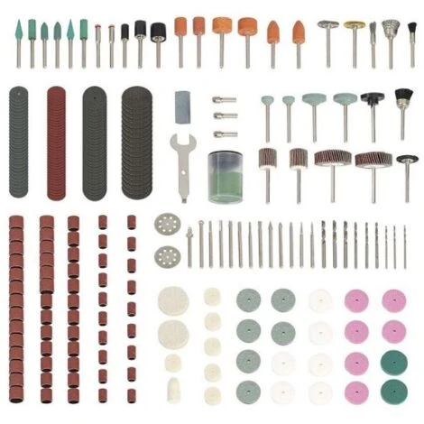 Trade Shop - Kit 276 Accessori Mini Trapano Dremel Punte Per Lucidare Levigare In Valigetta 3 Trade Shop - Kit 276 Accessori Mini Trapano Dremel Punte Per Lucidare Levigare In Valigetta - immagine 3