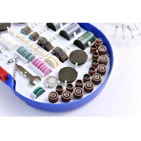 Trade Shop - Kit 276 Accessori Mini Trapano Dremel Punte Per Lucidare Levigare In Valigetta 4 Trade Shop - Kit 276 Accessori Mini Trapano Dremel Punte Per Lucidare Levigare In Valigetta - immagine 4