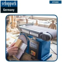 LEVIGATRICE COMBINATA DA BANCO A NASTRO 100MM PIU' DISCO 150MM SCHEPPACH BTS900 -Makitae Outlet 13739574 4