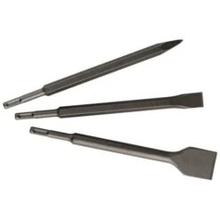 SET 3 SCALPELLI SDS PLUS 2 SPATOLA 1 A PUNTA Martello Demolitore Scalpello 250MM