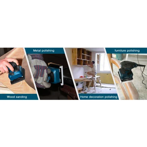 Levigatrice Orbitale Legno Metallo Piallatrice 350W Levigatura Sbavatura RFS-350 2 Levigatrice Orbitale Legno Metallo Piallatrice 350W Levigatura Sbavatura RFS-350 - immagine 2