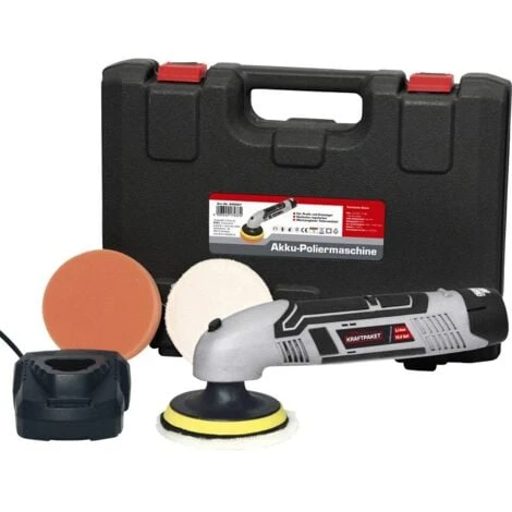 Dino KRAFTPAKET Mini 640241 Lucidatrice Rotativa A Batteria 10.8 V 350 - 3000 Giri/min 100 Mm 5 Dino KRAFTPAKET Mini 640241 Lucidatrice Rotativa A Batteria 10.8 V 350 - 3000 Giri/min 100 Mm - immagine 5