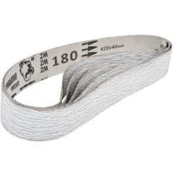 MSW Set Accessori Per Levigatrice 5 Nastri Abrasivi Nuovi Levigatura Grano 180