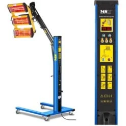 MSW Lampada Infrarossi Per Carrozzeria A Onde Corte Essiccazione Con 3 Emettitori