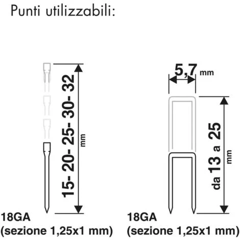 Puntatrice Chiodatrice Graffettatrice Elettrica 5725 Con 300 Chiodi E 100 Punte 3 Puntatrice Chiodatrice Graffettatrice Elettrica 5725 Con 300 Chiodi E 100 Punte - immagine 3