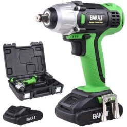 Trapano Avvitatore Ad Impulsi Pneumatico 1/2 Batteria 18V Ricaricabile Valigetta