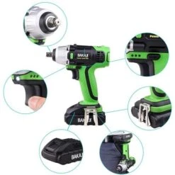 Trapano Avvitatore Ad Impulsi Pneumatico 1/2 Batteria 18V Ricaricabile Valigetta 7 Trapano Avvitatore Ad Impulsi Pneumatico 1/2 Batteria 18V Ricaricabile Valigetta -Makitae Outlet 16178483 3