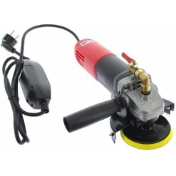 Varan Motors - NEWTG-01 Lucidatrice Ad Acqua 860W 230V, Ø100mm 1000-5000 Rpm, Levigatrice A Umido