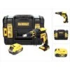 DeWalt DCF 620 18 V Trapano Avvitatore Per Cartongesso In Valigetta TSTAK II + 1x Batteria 5,0 Ah - Senza Caricatore