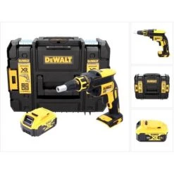 DeWalt DCF 620 18 V Trapano Avvitatore Per Cartongesso In Valigetta TSTAK II + 1x Batteria 5,0 Ah - Senza Caricatore