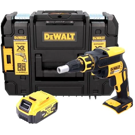 DeWalt DCF 620 18 V Trapano Avvitatore Per Cartongesso In Valigetta TSTAK II + 1x Batteria 5,0 Ah - Senza Caricatore 2 DeWalt DCF 620 18 V Trapano Avvitatore Per Cartongesso In Valigetta TSTAK II + 1x Batteria 5,0 Ah - Senza Caricatore - immagine 2