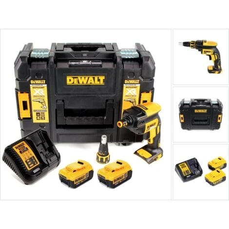 DeWalt DCF 620 M2 18 V Trapano Avvitatore Per Cartongesso In Valigetta TSTAK II + 2x Batterie 4,0 Ah + Caricatore 2 DeWalt DCF 620 M2 18 V Trapano Avvitatore Per Cartongesso In Valigetta TSTAK II + 2x Batterie 4,0 Ah + Caricatore - immagine 2