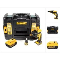 DeWalt DCF 620 18 V Trapano Avvitatore Brushless Per Cartongesso In Valigetta TSTAK II + 1x Batteria 4,0 Ah - Senza Caricatore