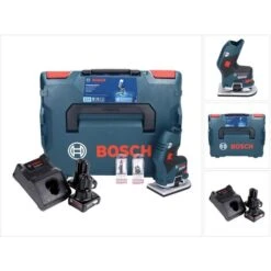 Bosch GKF 12V-8 Rifilatore A Batteria 12V In Valigetta L-Boxx + 2x Batterie 6,0Ah + Caricabatterie GAL 1230 CV