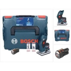 Bosch GKF 12V-8 Professional Rifilatore A Batteria In Valigetta L-Boxx + 1x Batteria GBA 3,0 Ah - Senza Caricatore