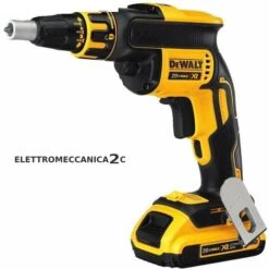 DEWALT DCF620D2-QW Avvitatore Cartongesso 18v 2x2ah Brushless 4400g/min