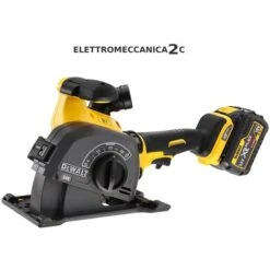 DEWALT DCG200T2-QW Scanalatrice 54v 2x6ah Brushless 2 Lame 125mm Cap.taglio 32x35mm Valigetta Tstak