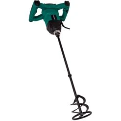 VONROC Miscelatore Cemento E Malta 1200W Con Frusta 120x600mm. Velocità Variabile