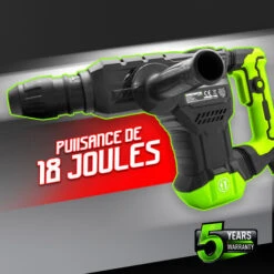 CONSTRUCTOR CRH1300-18BM - Martello Picconatore 1300W, Completo Di Punte E Valigetta -Makitae Outlet 17070809 3