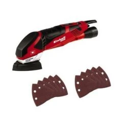 Levigatrice Triangolare + 10 Fogli Abrasivi Potenza 200w Einhell Te-ds 20 E