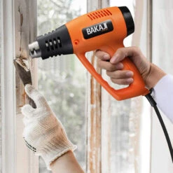 Pistola Termica Termosoffiatore Aria Calda 2000W Phon Sverniciatore 4 Beccucci -Makitae Outlet 18671213 5