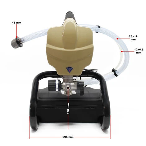 Spruzzatore Airless 650w Pistola A Spruzzo Per Verniciatura Vernice Lacca Smalto 5 Spruzzatore Airless 650w Pistola A Spruzzo Per Verniciatura Vernice Lacca Smalto - immagine 5