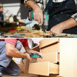 Trapano Avvitatore Batteria 18V,HYCHIKA Avvitatore Ad Impatto 160Nm Trapani Combinati 18V, 2X2,0Ah Batteria 9 Trapano Avvitatore Batteria 18V,HYCHIKA Avvitatore Ad Impatto 160Nm Trapani Combinati 18V, 2X2,0Ah Batteria -Makitae Outlet 19152856 5