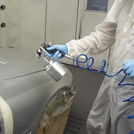 FERM Pistola A Spruzzo Per Verniciatura Con Serbatoio A Gravità Da 750 Cc. Max. Portata Vernice Dell'ugello 6,5 Cfm 3 FERM Pistola A Spruzzo Per Verniciatura Con Serbatoio A Gravità Da 750 Cc. Max. Portata Vernice Dell'ugello 6,5 Cfm - immagine 3