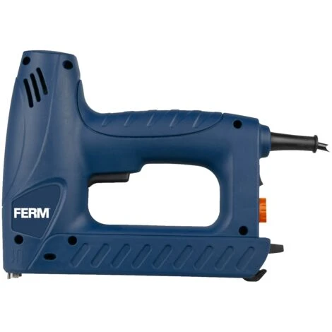 FERM Graffatrice Chiodatrice Elettrica. Include 400 Punte 100 Chiodi 2 FERM Graffatrice Chiodatrice Elettrica. Include 400 Punte 100 Chiodi - immagine 2