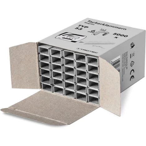 Trotec Set Di Graffette Tipo 53, Lunghezza 6 Mm (5000 Pezzi) 4 Trotec Set Di Graffette Tipo 53, Lunghezza 6 Mm (5000 Pezzi) - immagine 4