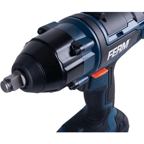 FERM Avvitatore A Percussione A Batteria 18V - 380Nm. Include 1 Batteria Agli Ioni Di Litio. 4.0 Ah, Caricabatterie, 1 Supporto Per Chiave A Bussola 19mm, 1 Supporto 21mm E Custodia FERM 5 FERM Avvitatore A Percussione A Batteria 18V - 380Nm. Include 1 Batteria Agli Ioni Di Litio. 4.0 Ah, Caricabatterie, 1 Supporto Per Chiave A Bussola 19mm, 1 Supporto 21mm E Custodia FERM - immagine 5