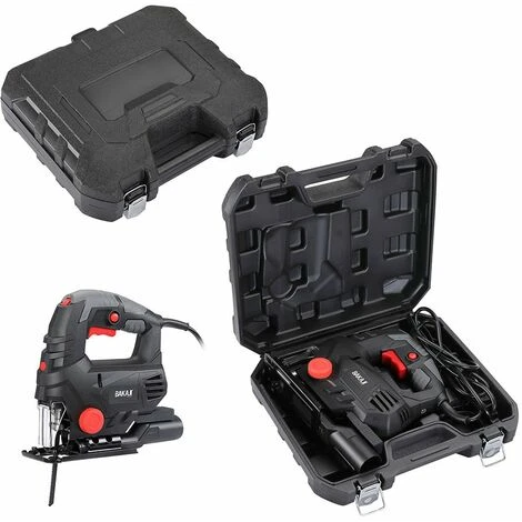 Seghetto Elettrico Alternativo 800W Velocita Regolabile Laser Valigetta E 6 Lame 5 Seghetto Elettrico Alternativo 800W Velocita Regolabile Laser Valigetta E 6 Lame - immagine 5