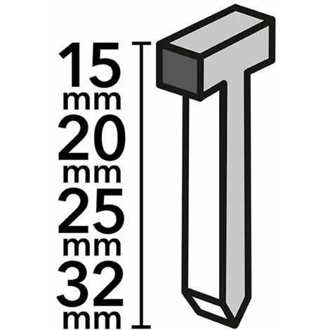Trotec Set Di Chiodi Per Graffatrice Tipo 47, Lunghezza 15-32 Mm (3000 Pz.) 5 Trotec Set Di Chiodi Per Graffatrice Tipo 47, Lunghezza 15-32 Mm (3000 Pz.) - immagine 5