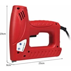 COSTWAY Chiodatrice Elettrica, Include 1200 Punte Metalliche 300 Chiodi, Rosso -Makitae Outlet 23251212 5
