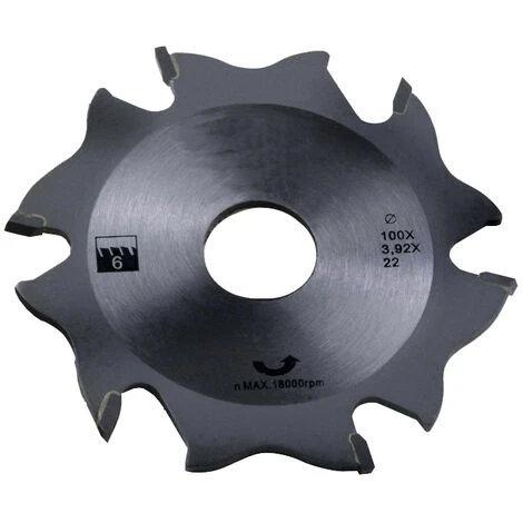 FERM Fresa A Disco - Per Fresatrice Per Tasselli Piatti 1 FERM Fresa A Disco - Per Fresatrice Per Tasselli Piatti