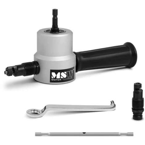 MSW Roditrice Per Trapano Taglia Lamiere A Testa Doppia Taglia Lamiera 3000 Giri/min 1 MSW Roditrice Per Trapano Taglia Lamiere A Testa Doppia Taglia Lamiera 3000 Giri/min