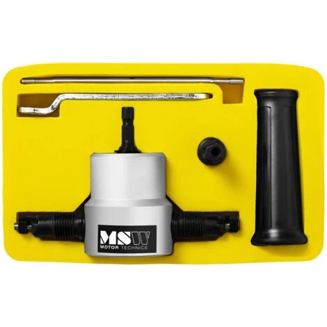 MSW Roditrice Per Trapano Taglia Lamiere A Testa Doppia Taglia Lamiera 3000 Giri/min 2 MSW Roditrice Per Trapano Taglia Lamiere A Testa Doppia Taglia Lamiera 3000 Giri/min - immagine 2