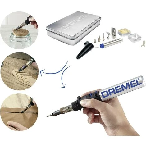 Dremel VersaTip 2000-6 Saldatore A Gas 1200 °C 90 Min Incl. Accenditore Piezo 4 Dremel VersaTip 2000-6 Saldatore A Gas 1200 °C 90 Min Incl. Accenditore Piezo - immagine 4