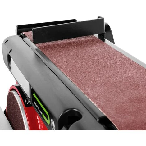 Levigatrice A Nastro, Potenza 400W, Velocità Nastro 7,35m/s, Inclinazione Cintura Fino A 90º, Tavola A Disco Inclinabile Fino A 45º - Greencut LJ400C 3 Levigatrice A Nastro, Potenza 400W, Velocità Nastro 7,35m/s, Inclinazione Cintura Fino A 90º, Tavola A Disco Inclinabile Fino A 45º - Greencut LJ400C - immagine 3