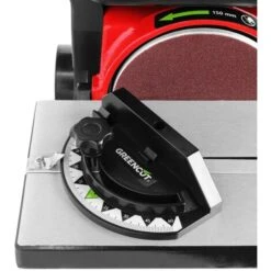 Levigatrice A Nastro, Potenza 400W, Velocità Nastro 7,35m/s, Inclinazione Cintura Fino A 90º, Tavola A Disco Inclinabile Fino A 45º - Greencut LJ400C 8 Levigatrice A Nastro, Potenza 400W, Velocità Nastro 7,35m/s, Inclinazione Cintura Fino A 90º, Tavola A Disco Inclinabile Fino A 45º - Greencut LJ400C -Makitae Outlet 25858220 4