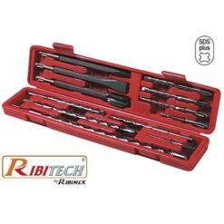 Set 12 Pz Punte E Scalpelli Sds Plus Trapano Demolitore 5 6 8 10 12 14 16 18 20