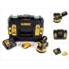 DeWalt DCW 210 D1 Levigatrice Orbitale A Batteria 18V / 125mm / Brushless In Valigetta TSTAK + 1x Batteria 2,0 Ah + 1x Caricabatterie Rapido