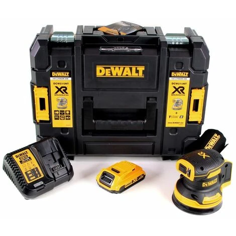 DeWalt DCW 210 D1 Levigatrice Orbitale A Batteria 18V / 125mm / Brushless In Valigetta TSTAK + 1x Batteria 2,0 Ah + 1x Caricabatterie Rapido 2 DeWalt DCW 210 D1 Levigatrice Orbitale A Batteria 18V / 125mm / Brushless In Valigetta TSTAK + 1x Batteria 2,0 Ah + 1x Caricabatterie Rapido - immagine 2