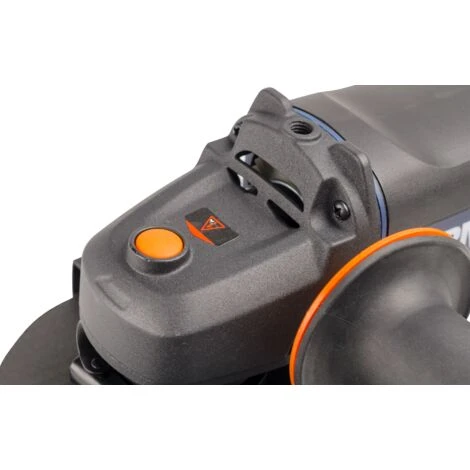 FERM Smerigliatrice Angolare 900W - 125mm - Blocco Del Mandrino - Soft Grip - Cavo 3 Metri - Incl. Impugnatura Laterale Regolabile 3 FERM Smerigliatrice Angolare 900W - 125mm - Blocco Del Mandrino - Soft Grip - Cavo 3 Metri - Incl. Impugnatura Laterale Regolabile - immagine 3