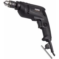 FERM Trapano Elettrico 450W - 10mm - Velocità Variabile E Impugnatura Morbida