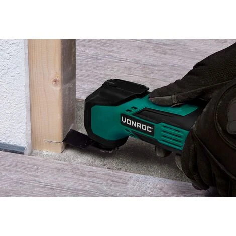VONROC Utensile Multifunzione Oscillante A Batteria VPOWER 20V. Batteria E Caricabatterie Non Inclusi. Include Accessori E Sacca Portautensili 2 VONROC Utensile Multifunzione Oscillante A Batteria VPOWER 20V. Batteria E Caricabatterie Non Inclusi. Include Accessori E Sacca Portautensili - immagine 2