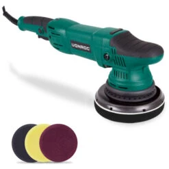 VONROC Lucidatrice Eccentrica A Doppia Azione 1050W-150mm. Include 4 Dischi Per Lucidatura, Disco Di Supporto E Sacca Portautensili -Makitae Outlet 26103959 4