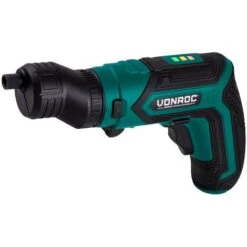 VONROC Avvitatore A Batteria Ioni Di Litio 4V. Set Con Una Batteria, Caricabatterie, Portapunte, 9 Viti E Sacca Portautensili -Makitae Outlet 26103976 3