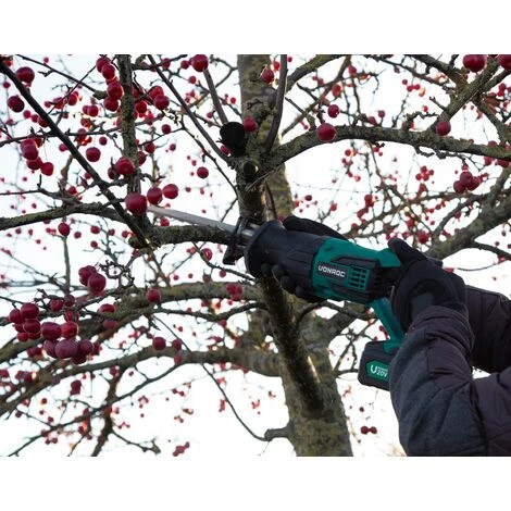 VONROC Seghetto A Gattuccio A Batteria 20V. Batteria E Caricabatterie Non Inclusi. Include 2 Lame E Sacca Portautensili 2 VONROC Seghetto A Gattuccio A Batteria 20V. Batteria E Caricabatterie Non Inclusi. Include 2 Lame E Sacca Portautensili - immagine 2